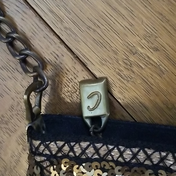 Vintage Christina sequined bag with chain strap - Picture 4 of 7